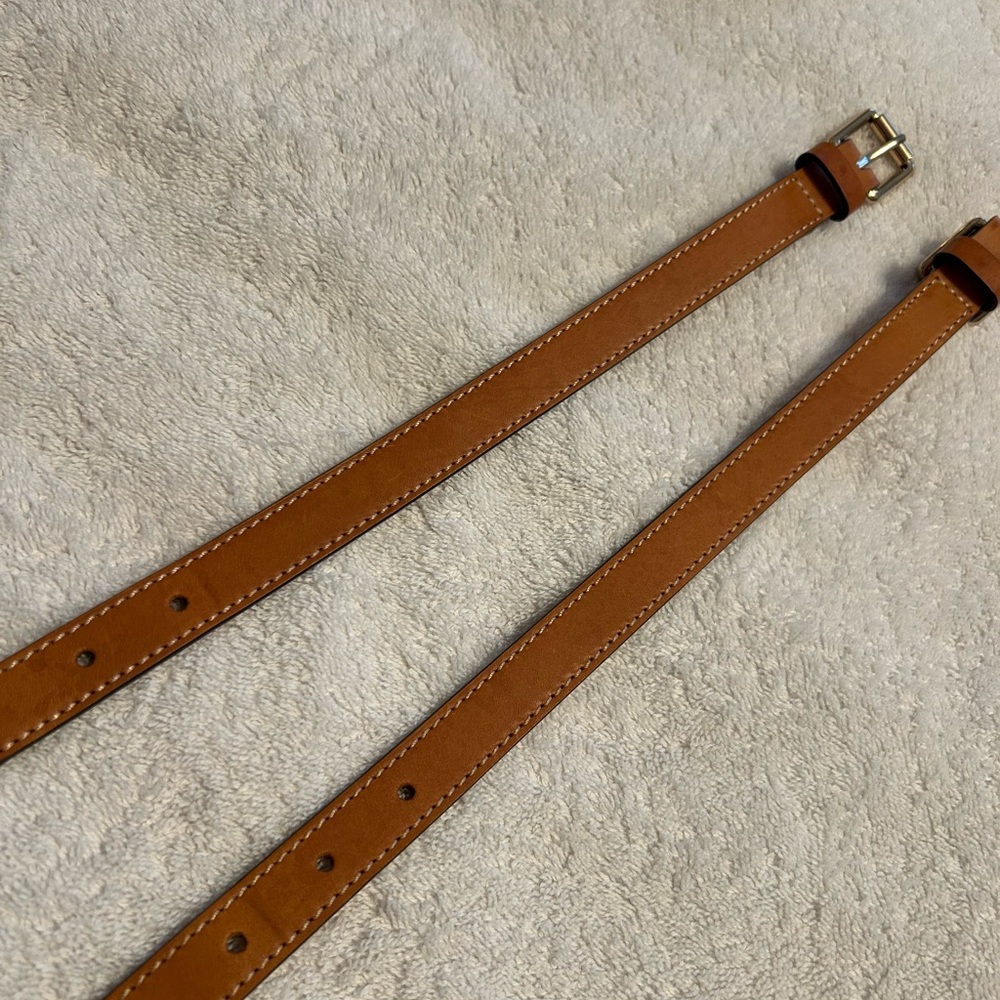 Dooney & Bourke Leather Turquoise Shoulder Bag with brown trim - Picture 12 of 13
